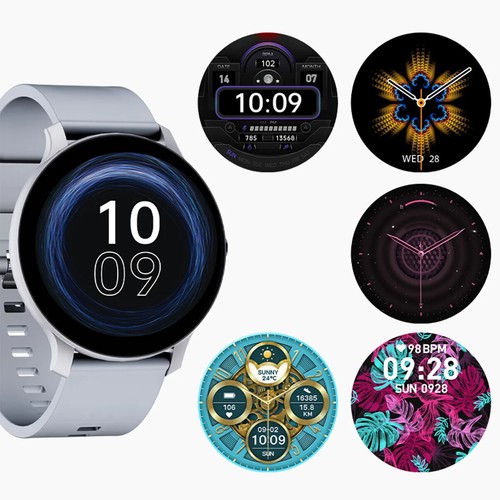 Smart Watch Men Unisex Full Touch Screen Sport Fitness Watch IP68 Waterproof - Picture 2 of 10