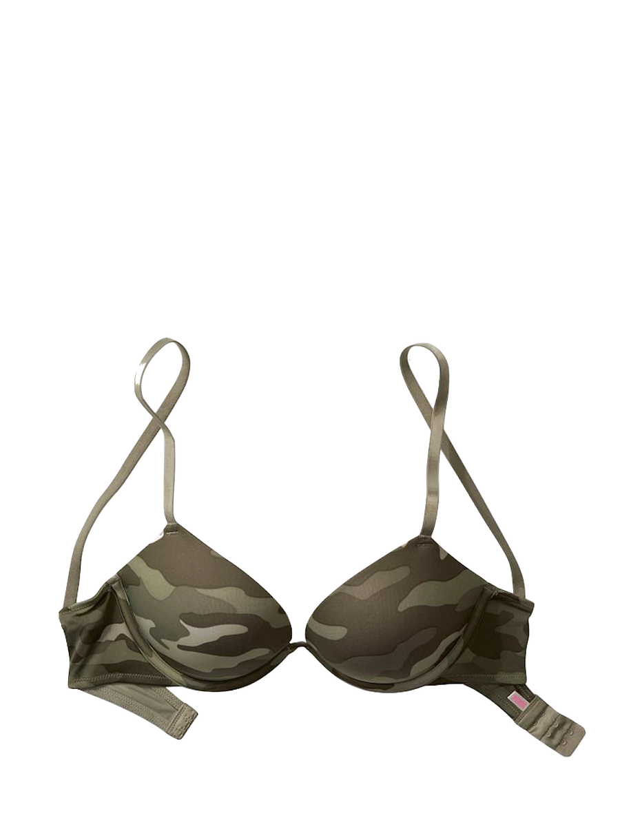 Victoria's Secret PINK WEAR EVERYWHERE SUPER PUSH-UP CAMO BRA 32D