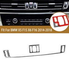 F�r BMW F15 F16 14-18 2xKohlefaser Konsole Mitte Luft Entl�ften Auslauf Trimmen
