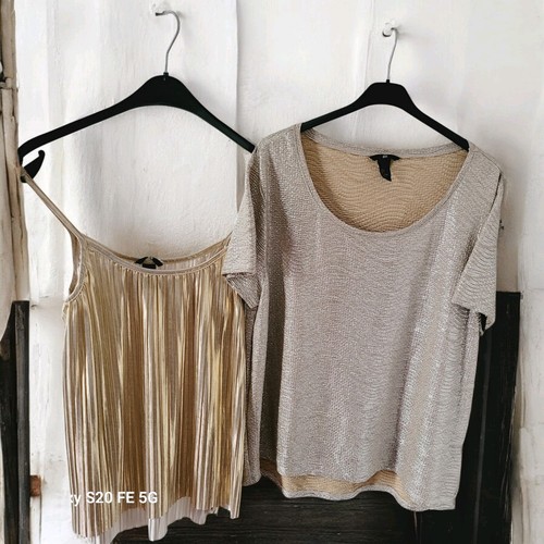 H&M Gold Bluse- Top & Shirt "wie Neu "gr.M