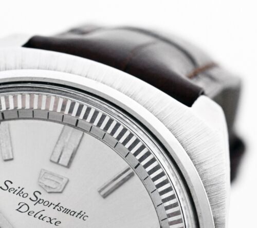 SEIKO 5 SportsMatic 25 js Deluxe Automatic 7619-7020 fondello con delfino 1965 - Picture 2 of 11