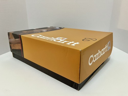 Carhartt Boots Steel Toe Leather Waterproof Brown Work Shoes 3904 Men’s Size 8D - Picture 14 of 16