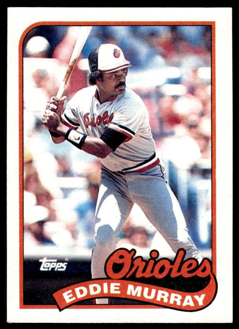1989 Topps 625 Eddie Murray Baltimore Orioles Baseball Card