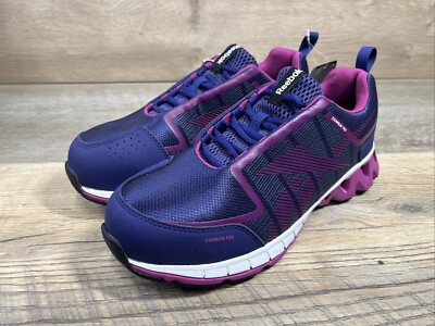 REEBOK Zigwild TR2 Work Carbon Toe RB305 Women's Size 10.5 M Purple Safety Shoes