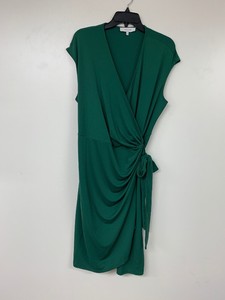 emerald green wrap dress plus size