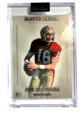 2026 Wild Card Matte Metal 250th Promo Rainbow White Joe Montana #6/8 SEALED