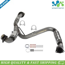 For Chevy SILVERADO 2500 HD V8 6.0L Y Pipe & TWO Catalytic Converters 2011-2017