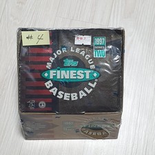 1997 Topps Finest Baseball Series 2 Hobby Box 24 Packs Sealed #4 Griffey Gold?