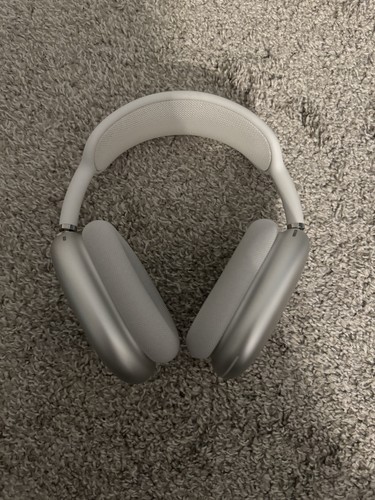 Apple AirPods Max White Over-Ear Headphones Lightly Used Lightning Cable - Photo 3 sur 5