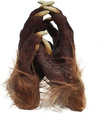 Halloween Skeleton Gloves Hairy Werewolf Costume Gloves Wolf Hands Gloves