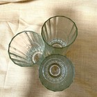 (3) Vintage Pasabahce Ribbed Highball Glasses Made in Turkey — photo 3