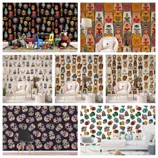 3D Africa Mask Animal Self-adhesive Wallpaper Removable Wallpaper Wall Mural