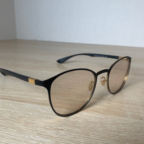 NEU Ray-Ban RB6355 2994 Sonnenbrille hellgoldfarben rund schwarz gold 50-20-145 - Bild 1 von 8