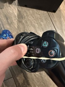 PS2 PlayStation 2 Fat Console W/ Controllers Tested SCPH 30001