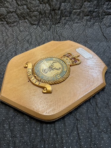 Großes Vintage Royal Air Force 33 STAFFEL Mess Wandrelief/Schild - handbemalt - Bild 5 von 10