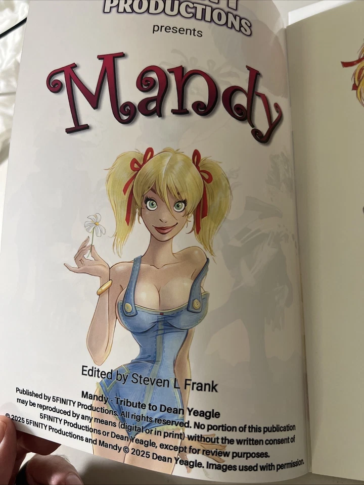 Mandy - A Tribute to Dean Yeagle Mandy SIGNED METAL White Dress -COA - Ltd 10 - Image 4 of 4