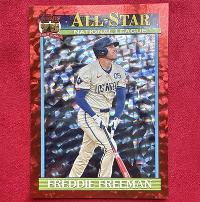 Topps 2025 All-Star Freddie Freeman 92AS-13 Dodgers Insert Serial # d 2/5