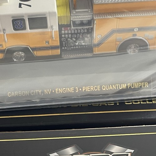 NUEVO Código 3 Coleccionables 13045 1:64 Carson City NV Motor 3 Pierce Quantum Bomba - Imagen 6 de 18