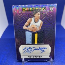 2023 Obsidian GG Jackson II RC Patch Electric Etch Purple Flood Auto /49 Grizz📈