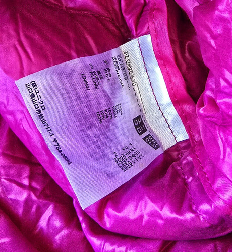 Uniqlo Women Jacket Size S Black Puffer Full Zip Ultra Light Down - Purple - Picture 4 of 7