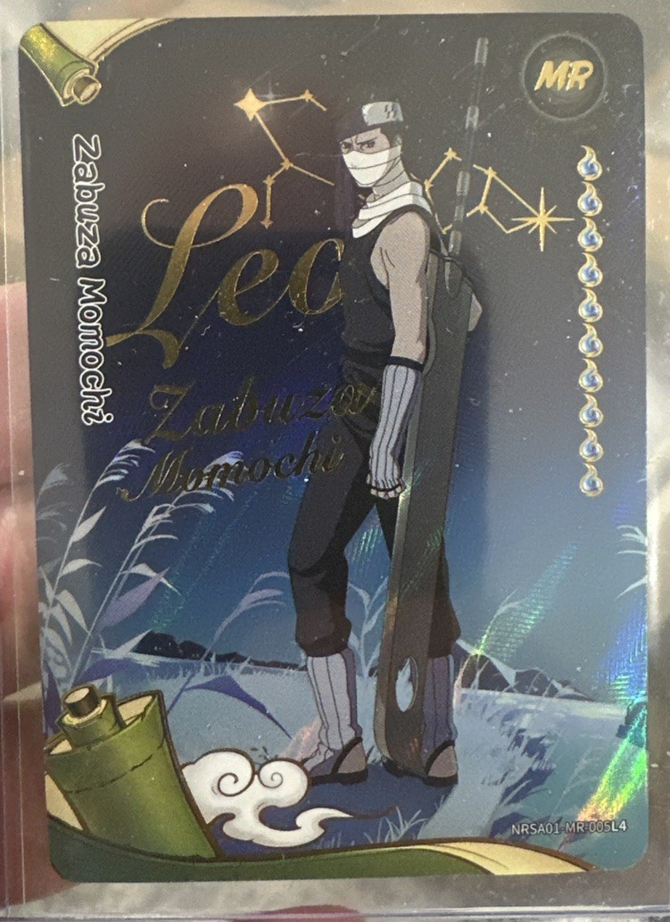 karuya Naruto Kayou Card MR Zabuza Momochi Legend Rare Foil NRSA01 MR