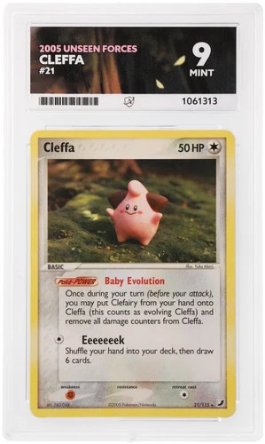Cleffa 21/115 Ace 9 Unseen Forces Pokemon Card Game