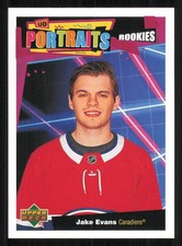 2020-21 Upper Deck UD Portraits #P44 Jake Evans