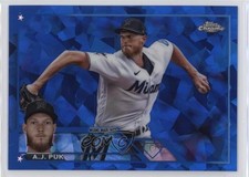 2023 Topps Chrome Update Sapphire Edition AJ Puk #USCS19 ff8