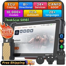 Thinkcar 689BT Bidirectional scan tool OBD2 Diagnostic 34+ Services CANFD & DoIP