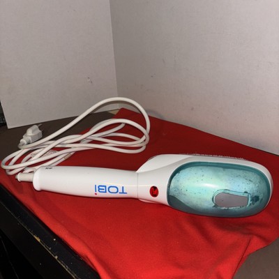 Tobi Corded White Travel Handheld Garment Steamer- Works! Estate Find.