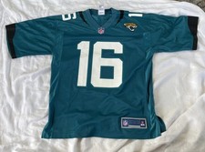 Jacksonville Jaguars Trevor Lawrence 16 Football Jersey Teal Color M Mens NEW