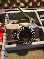 Exakta RTL 1000 Vintage Camera 1.8-50mm Silver Comes With Attachments