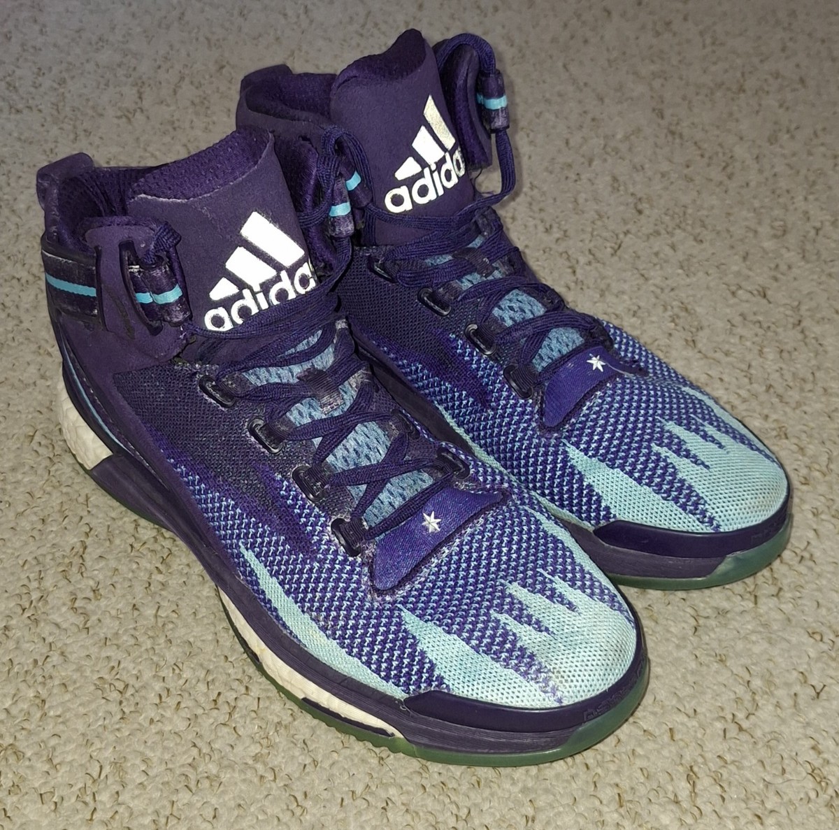 adidas Derrick Rose Boost Primeknit All Star Purple/Blue Used