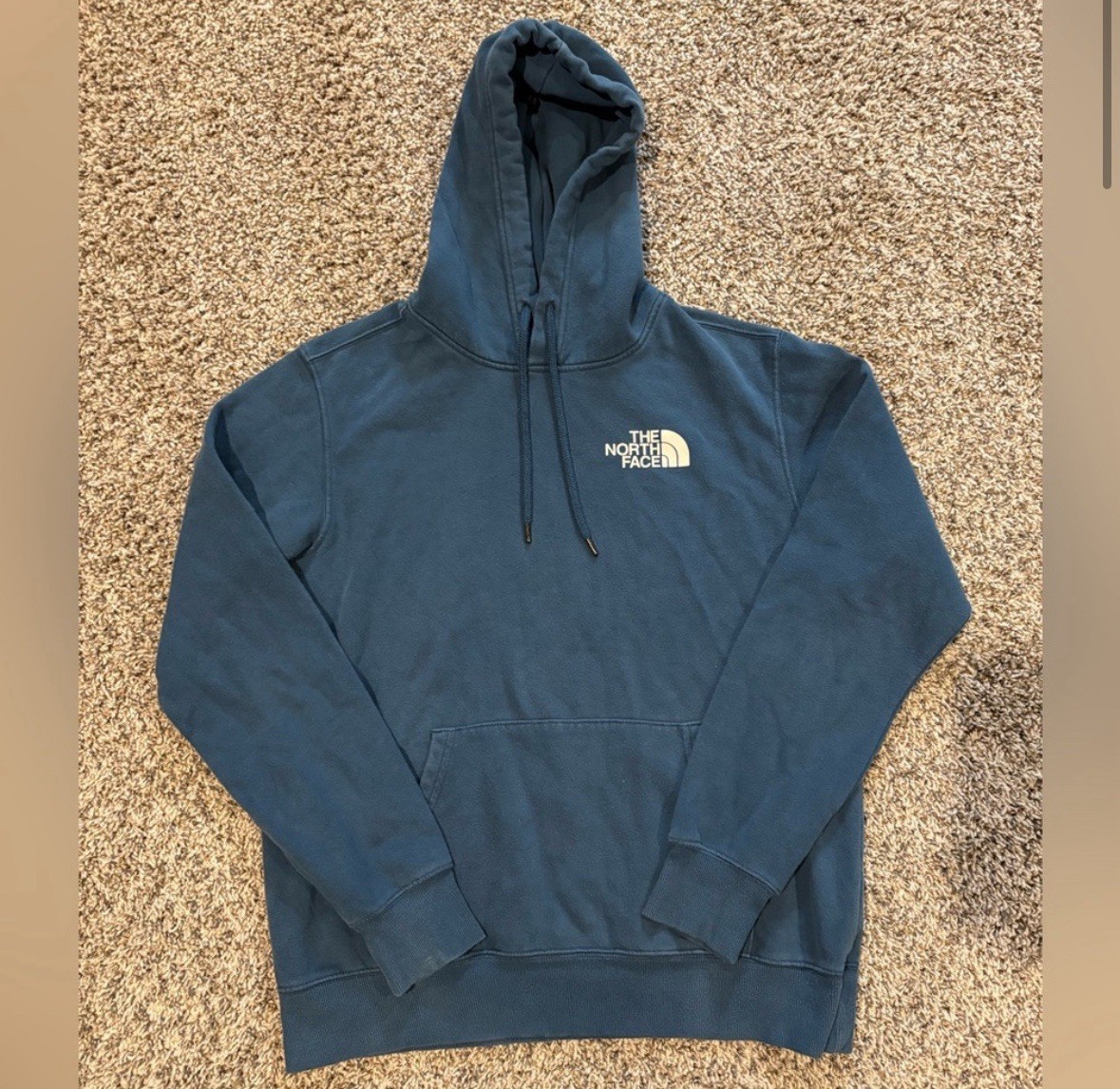 The North Face Men’s Medium Blue Hoodie Sweatshirt