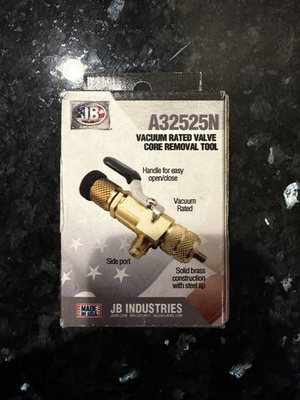 #ad New JB Industries A32535N Vacuum Rated Valve Core Removal Tools $50.00