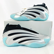 Adidas Harden Volume 9 Basketball Shoes In Silver/Aqua/Black Men's US 9 (JS1028)