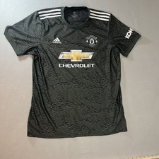 MANCHESTER UNITED 2020 2021 AWAY #18 B. FERNANDES FOOTBALL SHIRT JERSEY ADIDAS