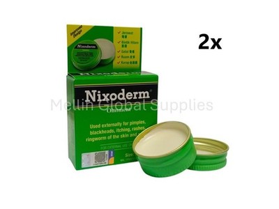 2X Nixoderm Ointment for Skin Eczema Ringworm Acne Pimples Rashes 5.34g/0.18oz