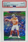 2024 Panini Prizm - Fireworks Bo Nix #23 Green Wave Prizm (RC)  PSA 10! Gem Mint