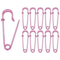 20X Sicherheitsnadeln 63Mm FüR Kleidung, Rosenrot