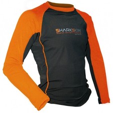 Sharkskin Black/Orange 3XL Men's Rapid Dry Long sleeve (new)