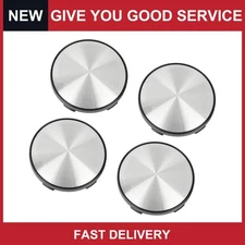Universal 60mm Dia Black 5 Clips Car Wheel Center Tyre Hub Caps Cover Pack of 4