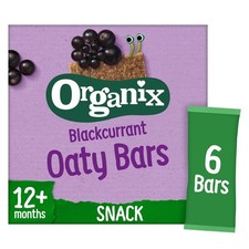 Organix Blackcurrant Organic Soft Oat Snack Bars 6x23g - 2 Pack