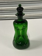 Gorgeous Green Holmegaard Kluk Kluk (Glug Glug) Decanter by Jacob E. Bang c1970s