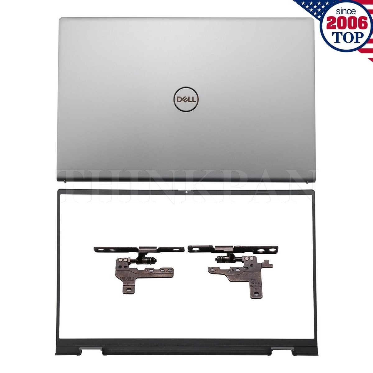 New Dell Inspiron 15 5510 5515 5518 LCD Back Cover+Bezel+Hinges