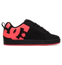 DC Shoes Women's Court Graffik Shoes Black/Hot Pink - 300678-BHP, Black/Hot Pink