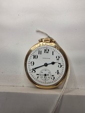 1948 Hamilton 992B 21 J 16S Railroad Grade Lever Set Pocket Watch Runs C233889
