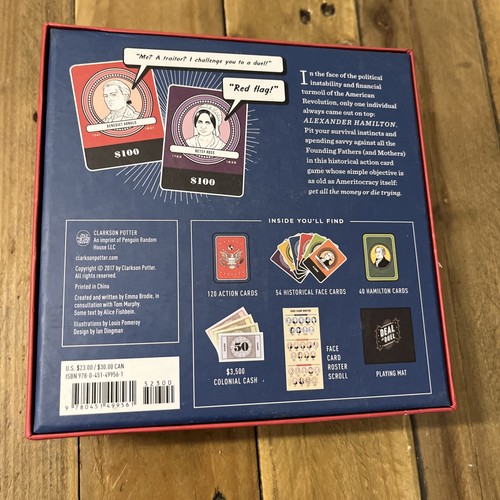 Deal or Duel Hamilton Game: An Alexander Hamilton Card Game by Clarkson Potter. - Picture 2 of 3