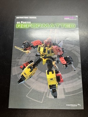Mastermind Creations Fortis Transformer Comic Book Only W17