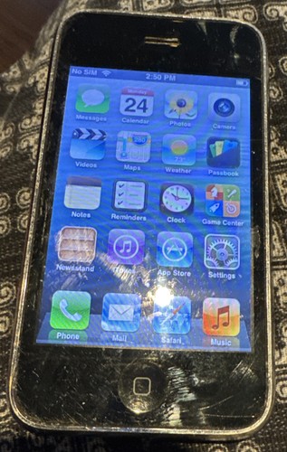 Apple iPhone 3GS 8GB Black (AT&T) A1303 (GSM) Good Used Fast Ship No Turn Off - Picture 3 of 4